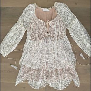 💛ZIMMERMANN💛Goasamer scallop mini dress